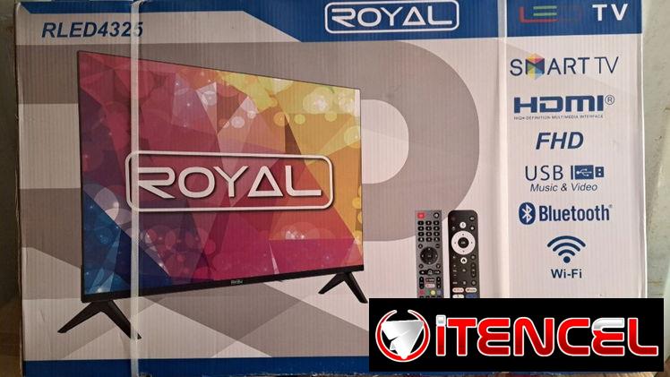 TELEVISOR ROYAL(TV 43 Pulgadas) Pantalla Plana(LED SMART 4K FULL HD)2 Mandos(BLUETOOTH WIFI(NEW CAJA+TRANSPT)TF:51469270