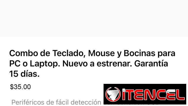 🔰Juego de Mouse, Bocinas y teclado para tu PC. Nuevo en caja a estrenar. 15 días de garantía.
