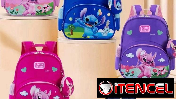 Mochila pequeña de tendencia de stickers