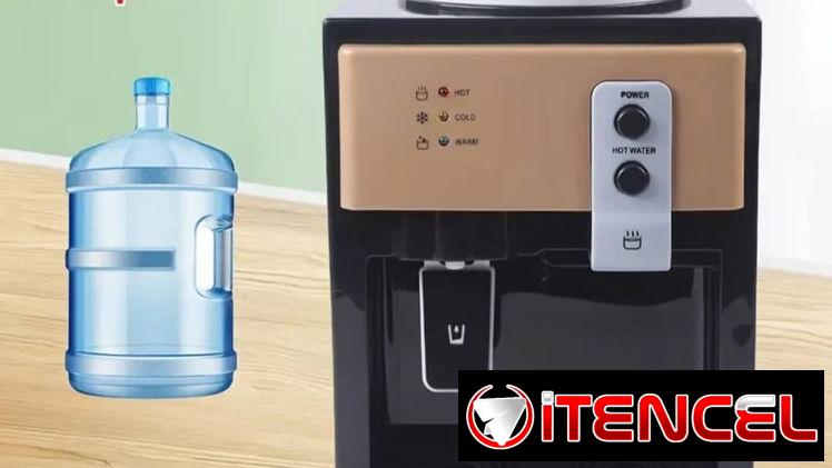 Dispensador de agua fría y caliente con botellón