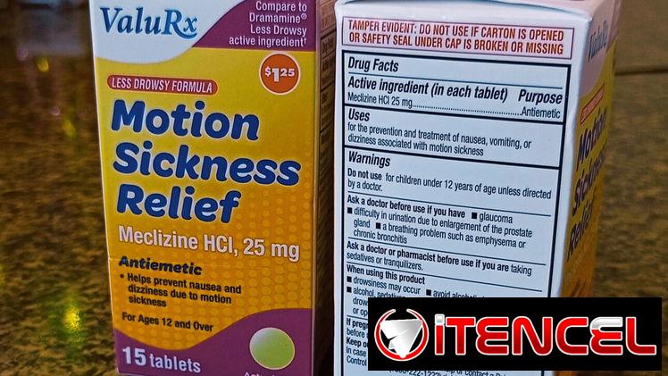 Antimareos con Meclizine sellados