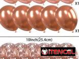 🎈 set de 30 piezas de globos oro Rosa
