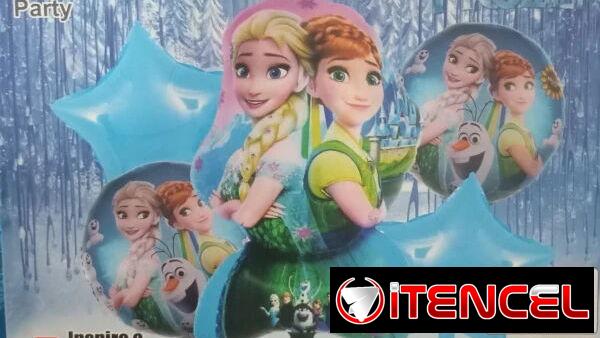 Set de 5 Globos Frozen M1(TPÉx)