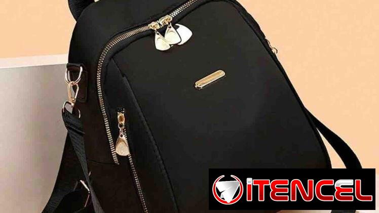 🎒 🎒 Mochila negra mediana