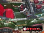 Carrito electrico tipo jeep militar, grande con control remoto y dos baterías de repuesto
