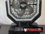 Ventilador portátil con luz led recargable fácil de llevar a cualquier lado!