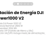 Estación de Energía DJI Power1000 V2 Modelo DJI Power 1000 V2