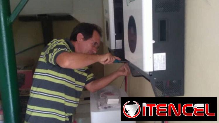 Instalación paneles, inversores, ecoflow