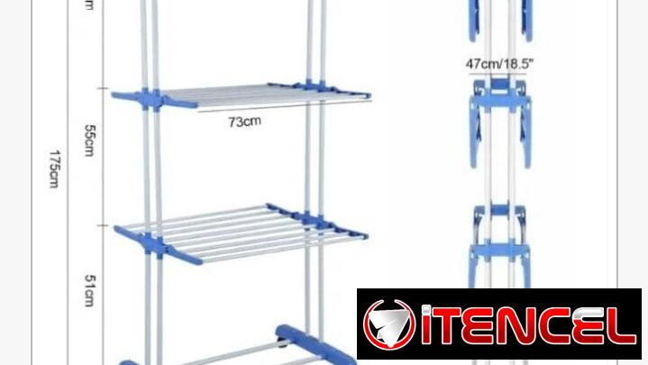 Tendedero de Ropa Plegable  y Multifuncional