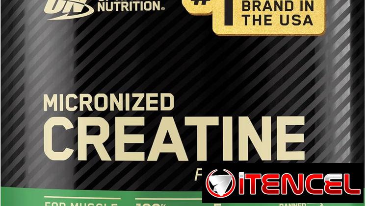Creatina Monohidratada Micronizada Optimum Nutrition , 300 Gramos para 60 servings.