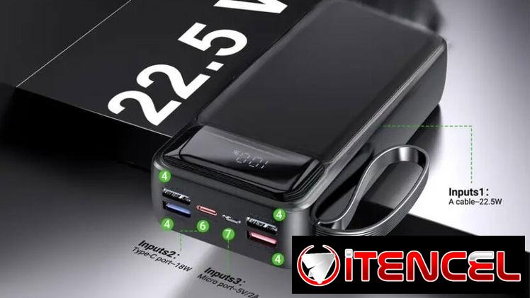 Power Bank Ultra Capacidad Znoyaf 50000mAh – Cargador Portátil