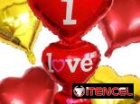 Set de globos de corazones y estrellas