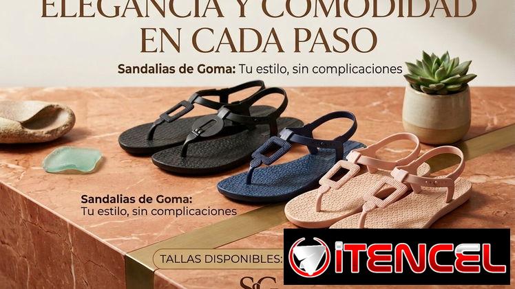 Sandalias de goma Disponibles del número 36 al 41