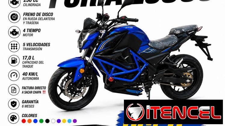 🔥 OFERTA IMPERDIBLE 🔥 🏍️ MOTO DEPORTIVA FURIA 250CC – NUEVA DE FÁBRICA (0KM)  ✅ 250 cc –