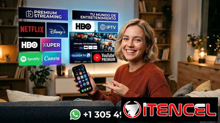 Netflix, Prime Video,Oleada TV, Disney,Spotify,YouTube Music Premiun ,VPN ,Canva ,Gémini