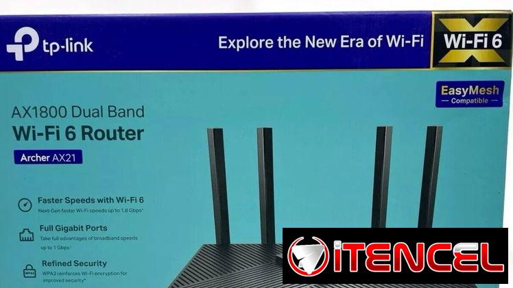 Sellados TP-Link Archer AX21 WiFi hasta 1,8 Gbps (1200 Mbps en banda de 5 GHz y 574 Mbps en banda de 2,4 GHz) 55821991