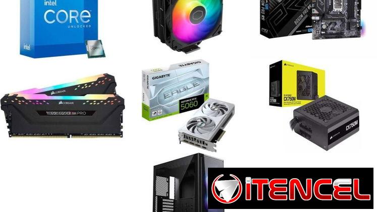 DDR4 PC Intel i5-12600K 🤩 RTX 5060 Eagle OC ICE -ASRock B660M Pro RS -16GB RGB -750W🆕 0km