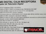 Receptor de televisión digital caja hd