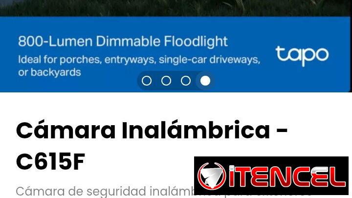 Cámara Inalámbrica – C615F. Modelo: Tapo SolarCam C615F