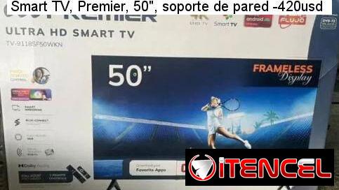 Smart TV Premier 50″ con Soporte de Pared (Na)