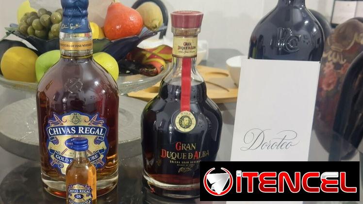 Vasos havana club , jameson , johnny walker, absolut