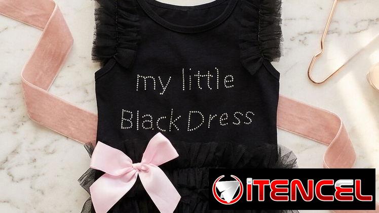 Monito Conjunto “My Little Black Dress”: Body con Tutú y Vincha a Juego 10