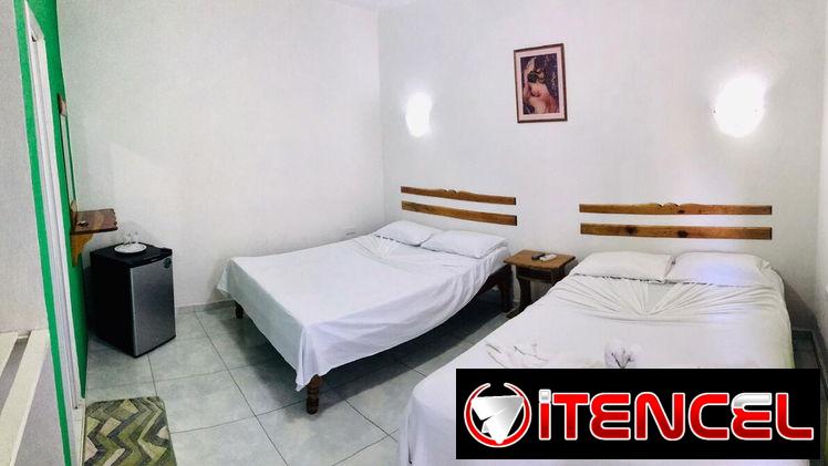 Cod.Z 🌴 Hostal en Playa Larga para Grupos | 4 Habitaciones | 12 Personas 🌊