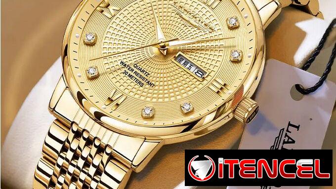 ⌚Reloj Automático LANGQIES  42mm – Movimiento Suizo – Cristal de Zafiro – Nuevo