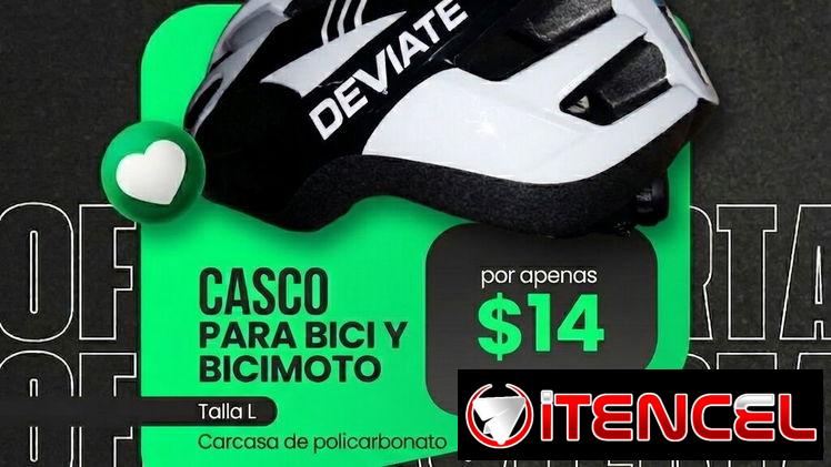 🚴‍♂️ PARA TU BICI-BICIMOTO🚴‍♂️ CASCO MARCA DEVIATE TALLA L. SERVICIO DE MENSAJERÍA CON FACTURA. TL 54833699