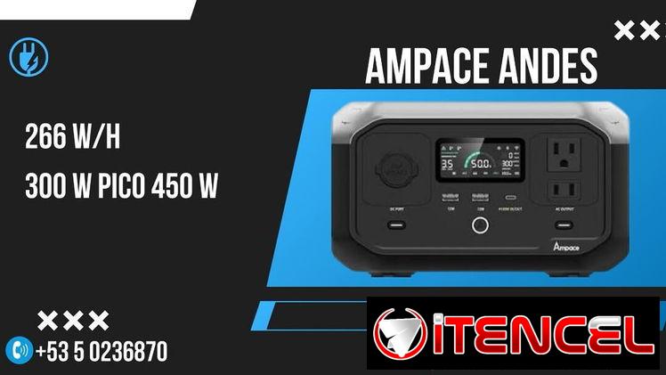 ✅AMPACE ANDES 300 256 WH 300W PICO 450W 200 USD ✅️ECO FLOW DELTA MAX 2400W PICO 5000W 2016WH 1250USD PLANTAS ELÉCTRICA
