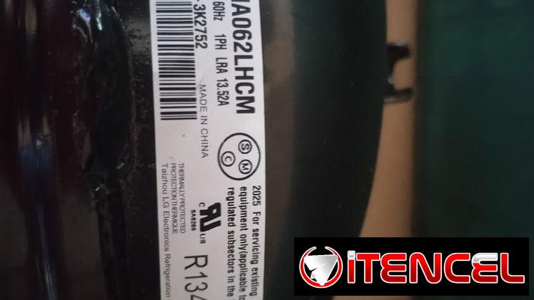 MAQUINAS NUEVAS LG DE 1/5.1/6.1/8.1/4 GAS R134 A 115 V 60 HZ