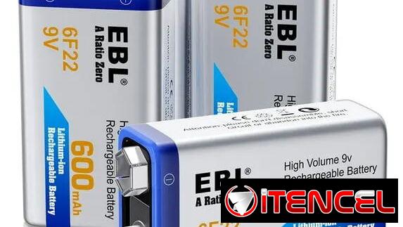 Pilas 9V Recargables