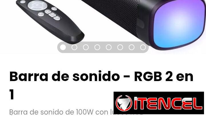 Barra de sonido – RGB 2 en 1. Modelo: SD03-2