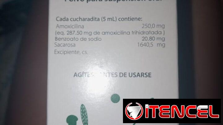 Amoxicilina suspensión