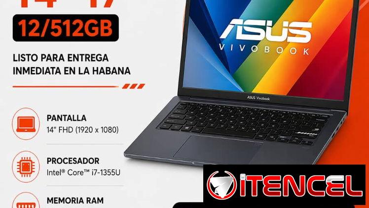 Laptop Asus VivoBook 14 X1404V i7 12GB 512GB SSD | 14” FHD en La Habana