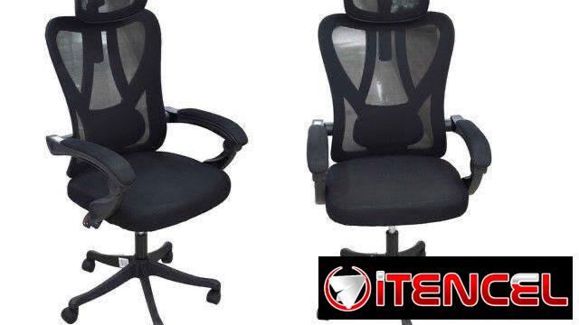 Silla Ergonómica Pro-Confort | Respaldo de Malla y Apoyacabezas