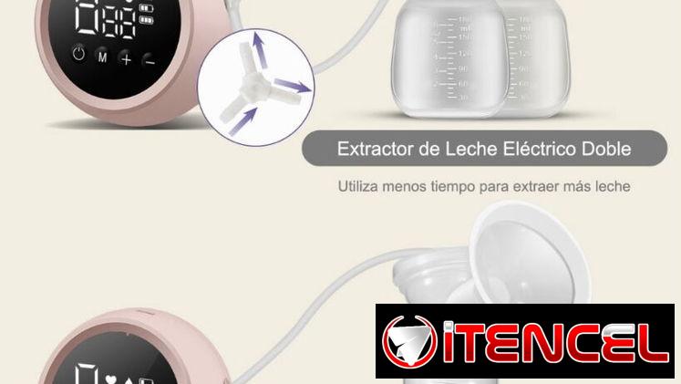 Extractor doble de leche eléctrico inteligente, succión integrada. Sellado en su caja!!!!