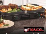 Parrilla eléctrica – Hamilton Beach-utilizarble como parrilla,  plancha o como ambos a la vez-Nueva