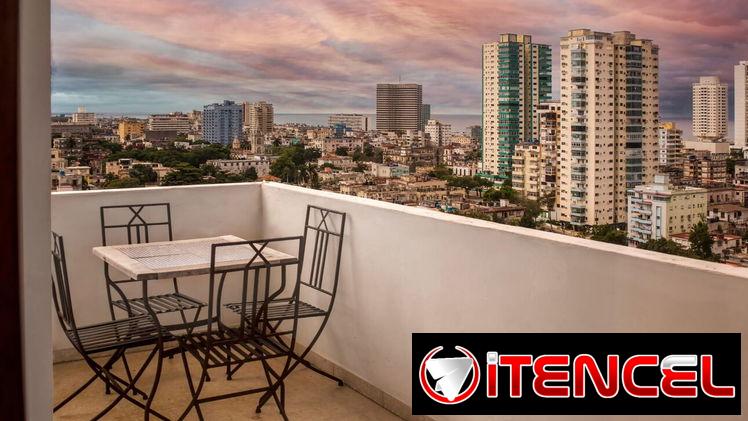 🏙️Apartamento lineal en el Vedado con 4 habitaciones privadas