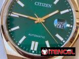 bellas esfera de color azul cielo, turquesa o verde  🕰 citizen tsuyosa automáticos