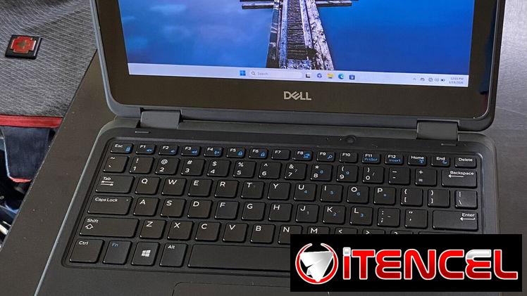 Laptop Dell Latitude 3190 2 en 1 usada, Intel Pentium N5030, 8GB RAM, 128GB SSD, pantalla táctil 11.6”, ideal para estud