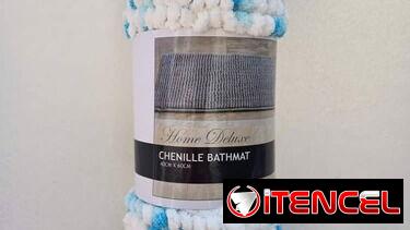 Alfombra de Chenilla – $ 10 USD  ✅ Fabricada en poliéster de chenilla, suave y absorbente. 📞56249037