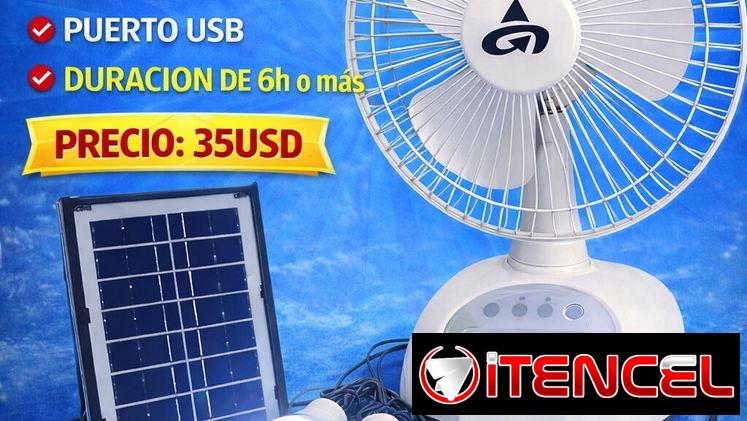 ✅ ventiladores recargables de litio