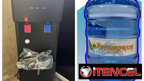 Dispensador de agua fría y caliente Milexus color negro +Botellón   220 usd