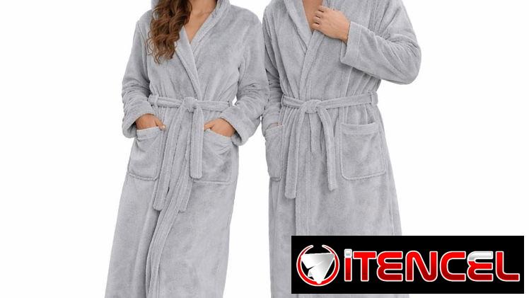 🛁 *ALBORNOZ UNISEX AFELPADO CON CAPUCHA* 💲 *Precio: 25 USD❗ ✔️ Tela tipo felpa / terciopelo sintético (microfibra) ✔️