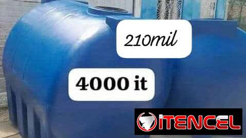 Tanque plástico de agua
