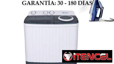 LAVADORA SEMIAUTOMÁTICA 9KG + PLANCHA A VAPOR ROYAL, ENTREGA DE FACTURA, VARIEDAD DE OFERTAS ESPECIALES, ETC