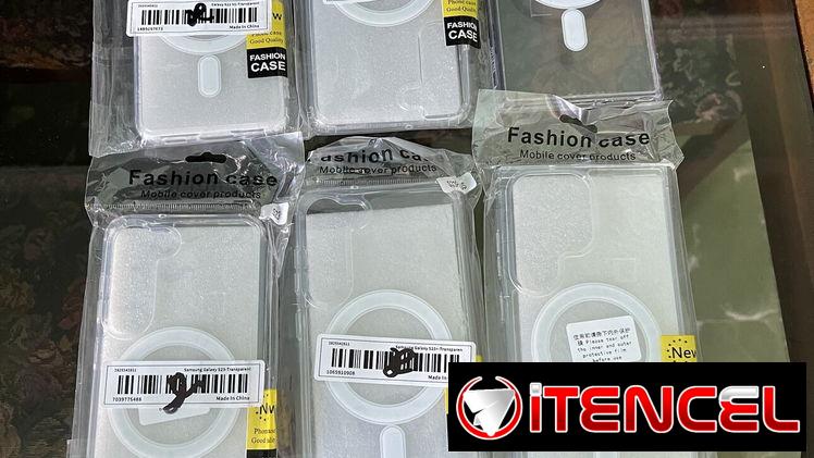 Forro transparente MagSafe anti caídas para Samsung del S20 al S24 ultra