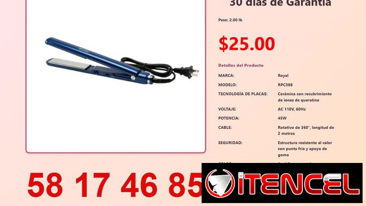 PLANCHA DE CABELLO ROYAL