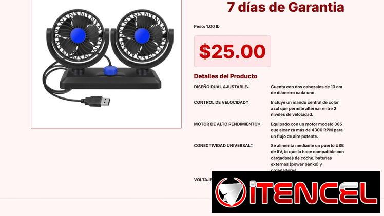 MINI FAN, $25.00 VPT#-0195